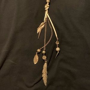Extra long boho necklace